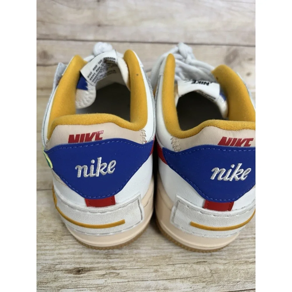 Nike Air Force 1 Shadow Sneakers CI0919-118 Streetwear Summit White Green Sz 7.5